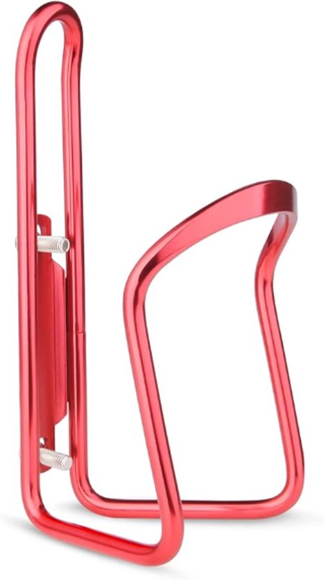 1-Pack - Lichtgewicht aluminium - Bidonhouder voor buitenactiviteiten (rood) - Fietsaccessoires