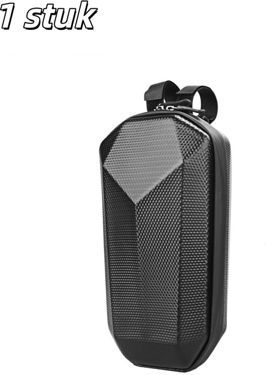 1 stuk - Elektrische step accessoires - Opbergtas voor scooters - Waterdicht - EVA-materiaal - Grote capaciteit - Stuurtas - Aan de voorkant te bevestigen - Geschikt voor elektrische scooters/e-bikes - 4L - Zwart