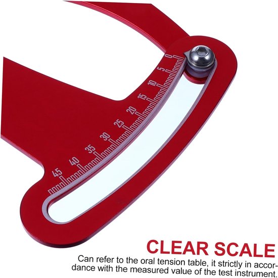 1 stuk Tensiometer wielgereedschap voor fietsen Gebruiksvriendelijk fietsaccessoire voor nauwkeurige spanningsmeting Compatibel met spaken van Merkloos