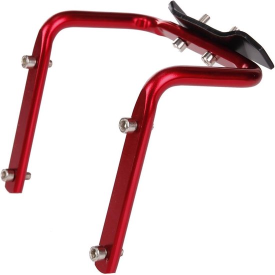1 Stuks (Rood) Bidonhouder Connector - Bidonhouder zadel - Bidonhouders - Bidonhouder fiets - Voor Bidonhouder racefiets, Mountainbike,marathonfiets - Bidonhouder - Fiets Aluminium dubbele bidonhouders achteraan Connector