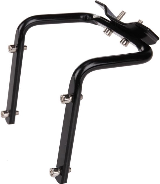 1 Stuks (Zwart) Bidonhouder Connector - Bidonhouder zadel - Bidonhouders - Bidonhouder fiets - Voor Bidonhouder racefiets, Mountainbike,marathonfiets - Bidonhouder - Fiets Aluminium dubbele bidonhouders achteraan Connector van Cycleafer