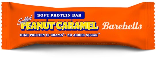 1 x Barebells Soft Protein Bar Salted Peanut Caramel 55 gr van Merkloos