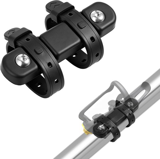 1 x Bevestigingsbasis voor bidonhouder – Verstelbaar siliconenontwerp – Adapter voor fietsaccessoires – Bevestiging voor bidonhouder (MTB/racefiets) – 21 x 13 x 2 cm – Geschikt voor mountainbikes en racefietsen – Zwart