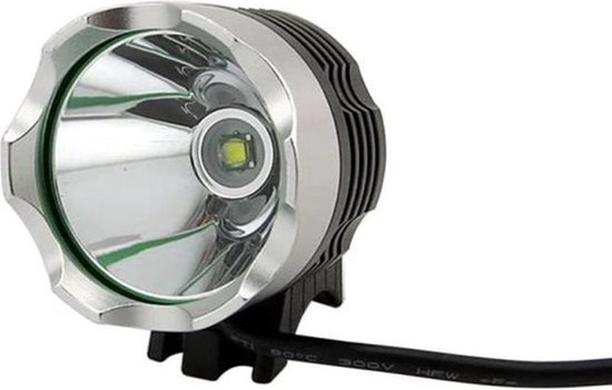 1200 lumen MTB/race LED koplamp CREE T6 USB aansluiting - EXTREEM veel licht - 100meter - USB aansluiting (losse lamp zonder powerbank)