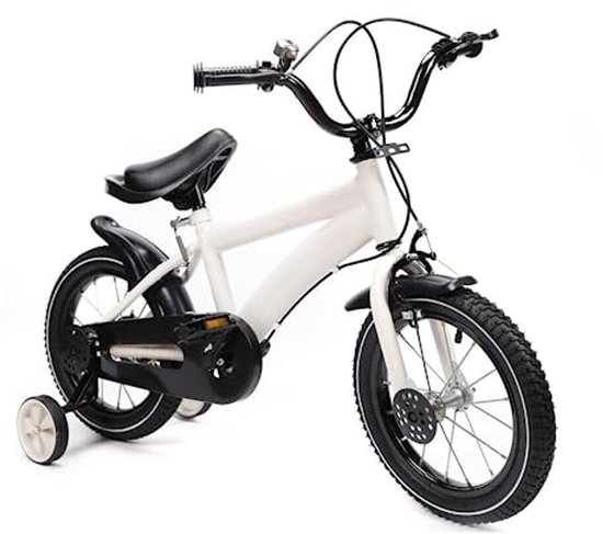 14 Inch Kinderfiets voor Jongens en Meisjes met Steunwielen - Sportieve Fiets voor Kinderen van 3 tot 6 Jaar van Merkloos