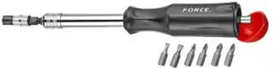1/4" Schroevendraaier flexibel met bits van $