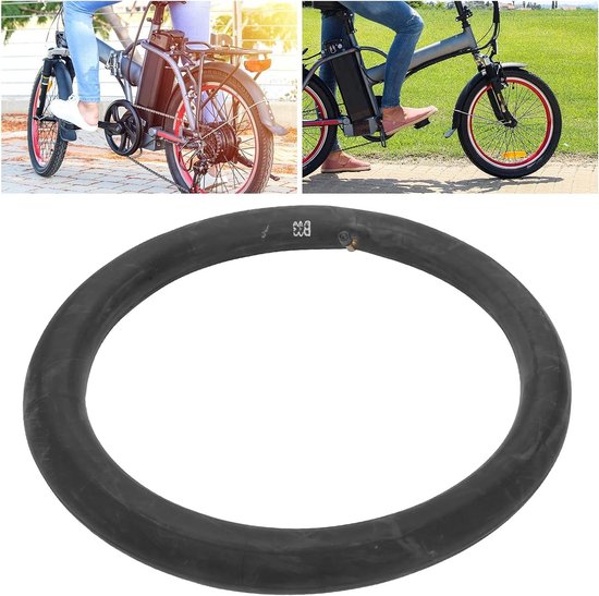 16x2.125 Binnenband met Gebogen Butyl Rubber Ventiel voor Fietsen en Elektrische Fietsen van Merkloos