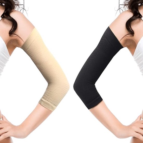 2 paar - afslankende compressie arm mouwen - sportarmshapers - arm shapers helpen de bovenarmen te vormen