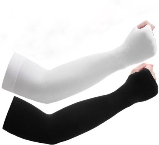 2 Paar Compressie Arm Sleeves - Armstukken Wielrenen – Hardlopen Armwarmers – UV Bescherming – One Size