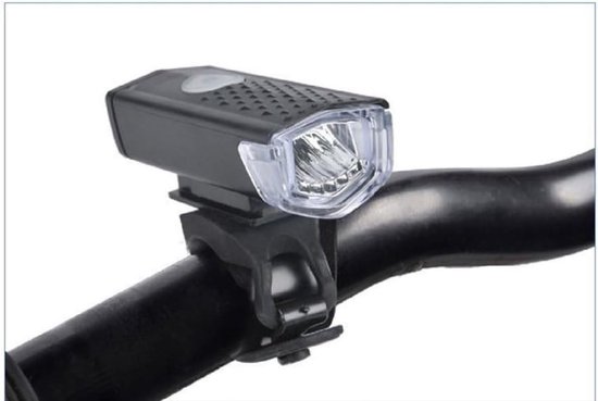 *** 2 Pieces Front Light Bicycle Led Front Lamp - 300 Lumens - Rechargeable - USB Rechargeable - Bicycle Light - ShopVlot