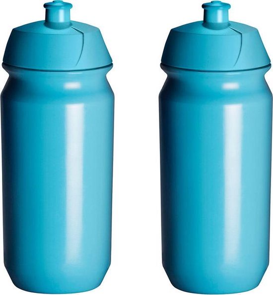 2 x Tacx Shiva Bidon - 500 ml - Lichtblauw - Drinkbus van Tacx