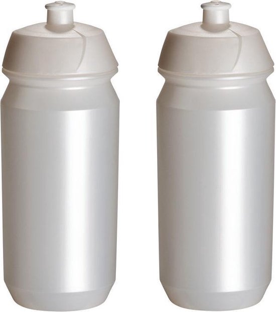 2 x Tacx Shiva Bidon - 500 ml - Parelmoer - Drinkbus van Tacx