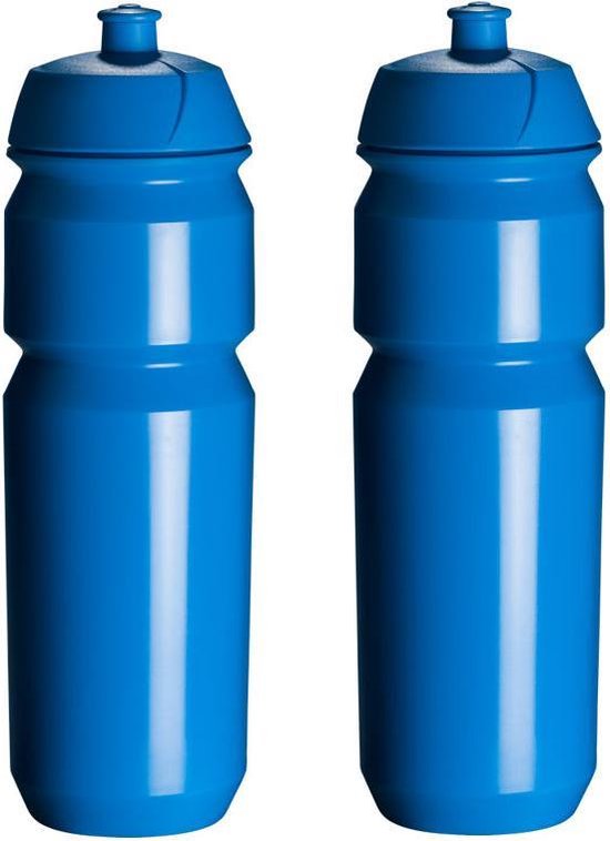 2 x Tacx Shiva Bidon - 750 ml - Blauw - Drinkbus van Tacx