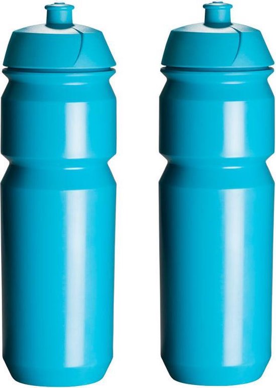 2 x Tacx Shiva Bidon - 750 ml - Lichtblauw - Drinkbus van Tacx