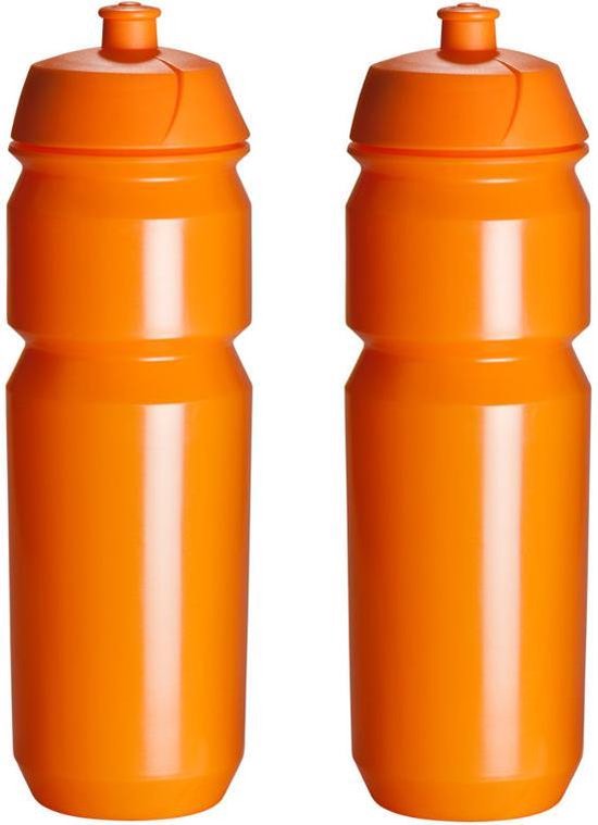 2 x Tacx Shiva Bidon - 750 ml - Oranje - Drinkbus van Tacx