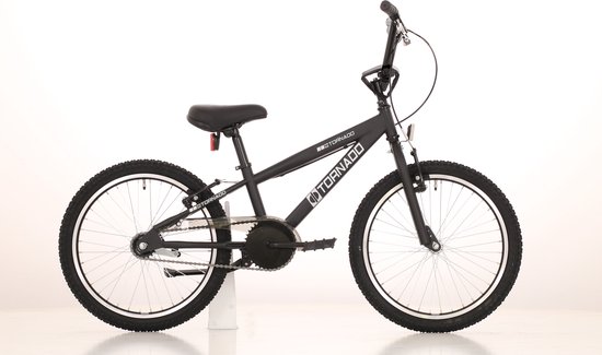 20 BMX Tornado - mat zwart van Dino.