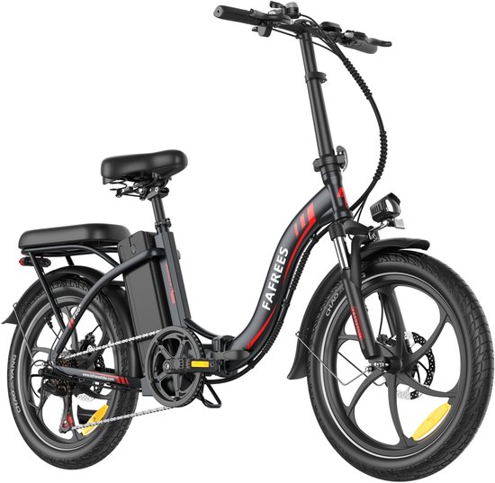 2026 Elektrische Vouwfiets - E-Bike - 20 x 3.0 Inch - 36V 20Ah Lithium Accu - 250 W - Maximaal bereik 100km - 7-speed versnelling - LCD Scherm - Aluminium Frame - Vouwfiets - Mechanische Schijfremmen - Stadsfiets - Max. Belastbaar 150 kg - Zwart
