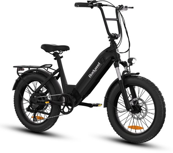 20x3.0 Inch Elektrische Fiets–48V 15Ah–Actieradius tot 110 km–Shimano 7 Versnellingen–Elektrische Stadsfiets–Zwart