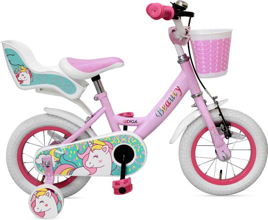 2Cycle Beauty - 12 inch - Kinderfiets 2-4 Jaar van Merkloos