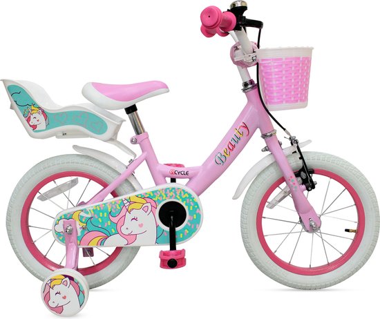 2Cycle Beauty - 14 inch - Kinderfiets 3-5 Jaar van Merkloos
