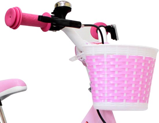 2Cycle Beauty kinderfiets 16 inch (4 tot 6 jaar) voor meisjes roze van Merkloos