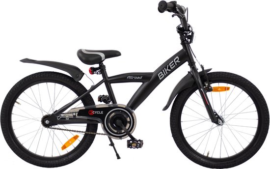 2Cycle Biker Kinderfiets - 20 inch - Zwart van 2Cycle