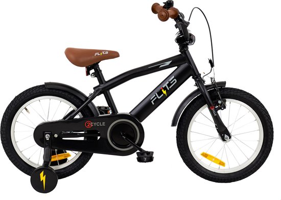 2Cycle Flits - Kinderfiets - 16 inch - Zwart - Jongensfiets -16 inch fiets van 2Cycle