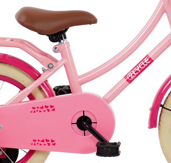 2Cycle Hearts 14 inch (3 tot 5 jaar) voor meisjes roze van Merkloos