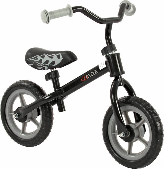 2Cycle Loopfiets - Zwart-Grijs van 2Cycle