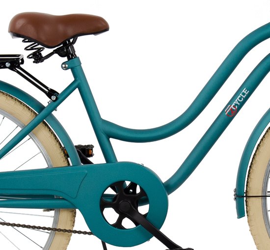 2Cycle - Meisjesfiets - 24 inch - Groen-Blauw van 2Cycle