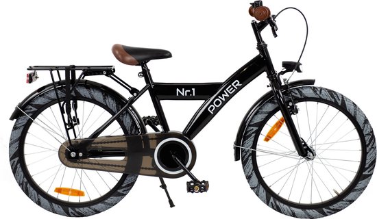 2Cycle Power Kinderfiets - 18 inch fiets - Jongensfiets - Zwart van 2Cycle