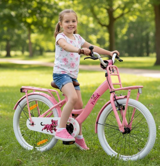 2Cycle Roze Panter - 20 inch (6 tot 8 jaar) - Kinderfiets - Roze van Merkloos