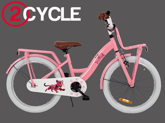 2Cycle Roze Panter - 20 inch (6 tot 8 jaar) - Kinderfiets - Roze