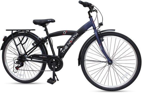 2Cycle The North kinderfiets 26 inch (10 tot 12 jaar) 6-Speed voor jongens blauw van Merkloos