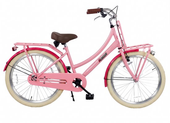 2Cycle Transportfiets kinderfiets 24 inch (8 tot 10 jaar) voor Meisjes Roze