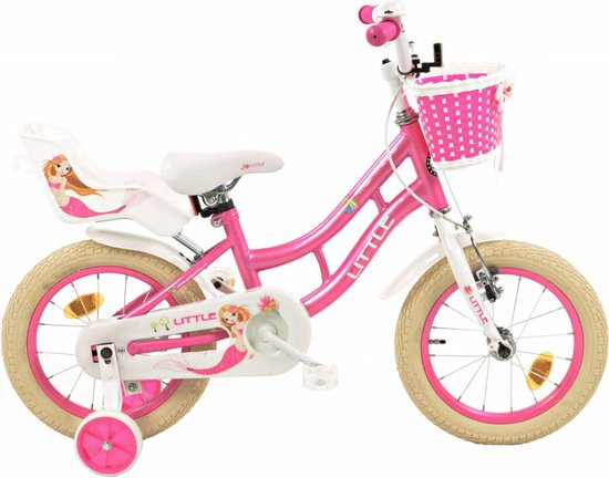 2Cycle Zeemeermin - Roze - Meisjesfiets 3 tot 5 jaar van 2Cycle