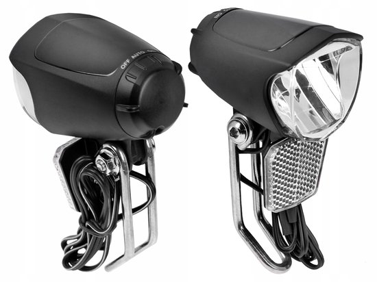 2K - Fietsverlichting - Voorlicht - Dynamo LED - 70 Lux