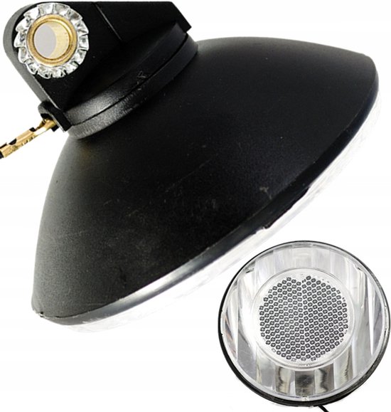 2K - Halogeen Fietslamp - Voorlamp Dynamo - 6V 2.4W Lamp - Inclusief Kabel - Klassiek Ontwerp