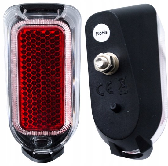 2K XC231-serie - Fiets LED-Lamp - Achterlicht - Met Reflector - Op Spatbord
