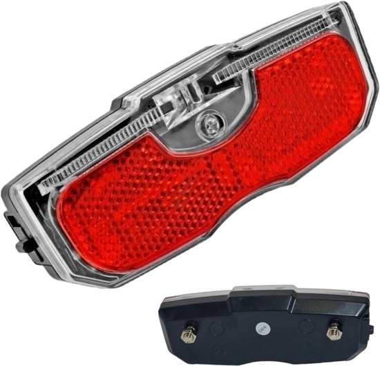 2K YG-WD430 Serie - LED Fietslamp - Bagagedrager - Rood LED - Inclusief Batterijen