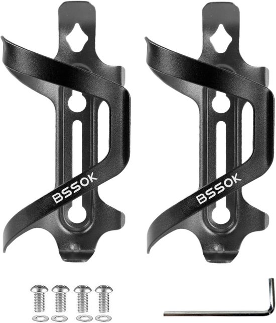 2x Zijwaartse Fiets Bidonhouder - Lichtgewicht Aluminiumlegering voor Racefiets & MTB