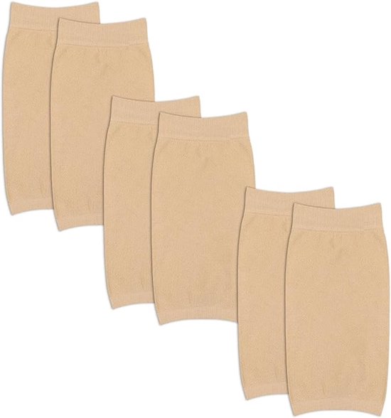 3 paar tattoo-afdekking, Beige, onderarm, armmouwen, tatoeages, beschermende armwarmers, tattoo-mouwen, afdekking bovenarm voor zonwering, tatoeages, mannen en vrouwen