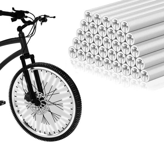 360 graden zichtbaarheid spaakreflectoren voor fiets - eenvoudige montage - fietsaccessoires van $