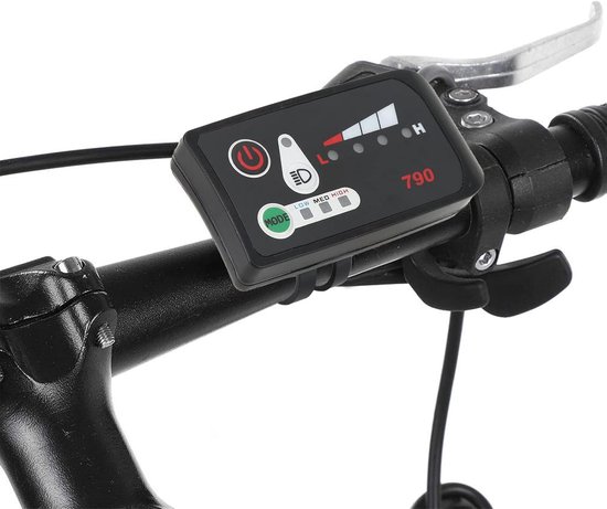 36V LED-bedieningspaneel voor elektrische fietsen, 790 LED-display voor de bediening van een elektrische fiets (36V)
