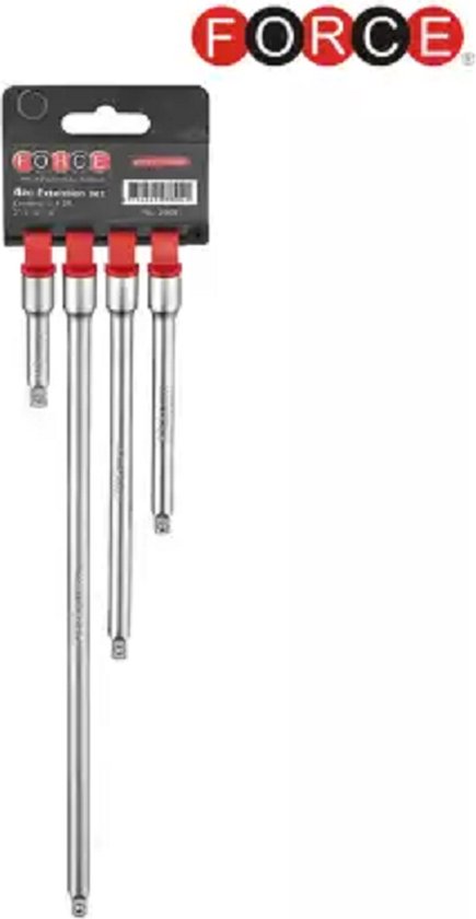 4-delige 1/4" Verlengstukken set-Force 2049 van Force