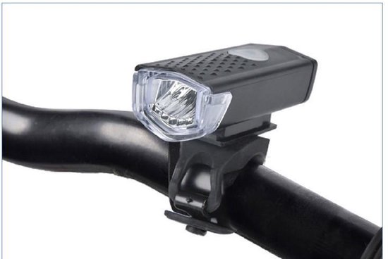 400lm Waterdichte Fietslamp – Oplaadbare Superheldere 400 Lumen Voorlamp met USB-kabel – Stijlvolle en Krachtige Fietsverlichting voor Optimale Veiligheid, Dag en Nacht fiets