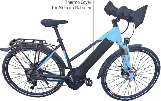 4330 Connect Accu-Thermo-Cover STD Neopreen E-bike Accu-Beschermhoes - Buisomtrek 30-38 cm - Zwart van Bosch
