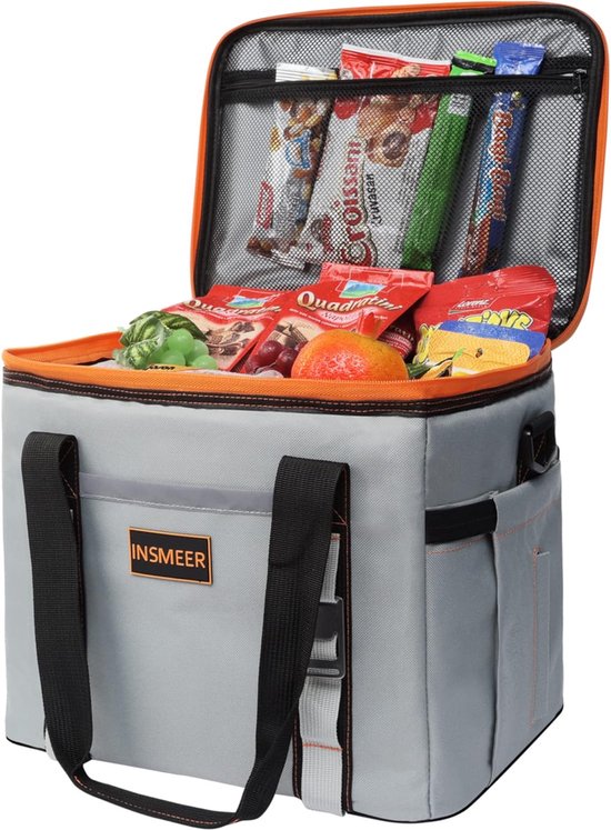 48L/25L Grote Opvouwbare Koeltas, 65/32 Blikjes Koeltas, Grote Thermische Tas, Geïsoleerde Tas, XXL Waterdichte, Hittebestendige Winkeltas voor Reizen, Picknick, Kamperen, Wandelen, Strand. van Lifevit.