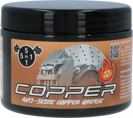 5in1 Koperpasta - Copper Grease - 500 gram van Merkloos