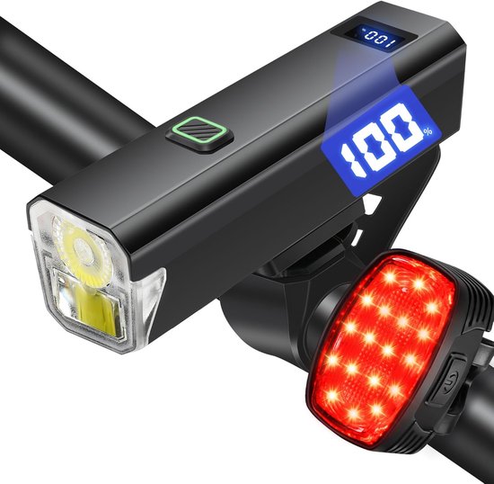 6000LM fietskoplamp, USB-C oplaadbaar, ultraheldere fietslamp met hoge lichtopbrengst, geschikt voor nachtelijke ritten, 12+5 standen, waterdichte fietslamp, geschikt voor racefietsen, mountainbikes en andere fietsroutes.